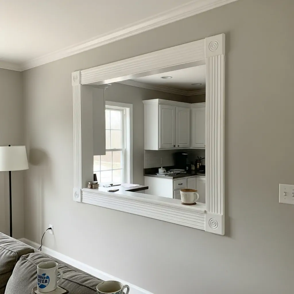 Frame It Out - 30 Genius Kitchen Pass Through Ideas