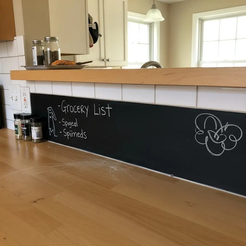 Use Chalkboard Paint - 30 Genius Kitchen Pass Through Ideas