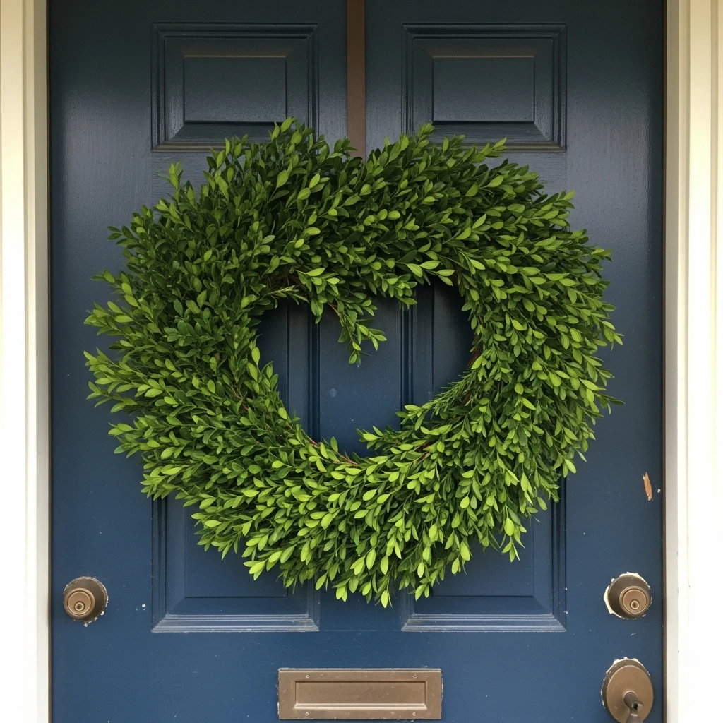 Timeless Classic Heart Wreath - 30 Simple Valentine Door Decoration Ideas for a Beautiful Home
