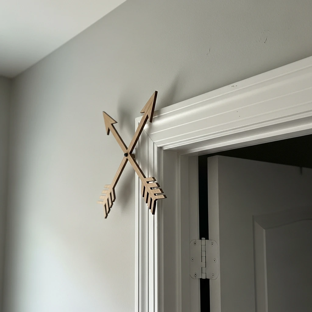 Simple Cupid Arrow Decor - 30 Simple, Budget-Friendly Valentine Front Porch Ideas