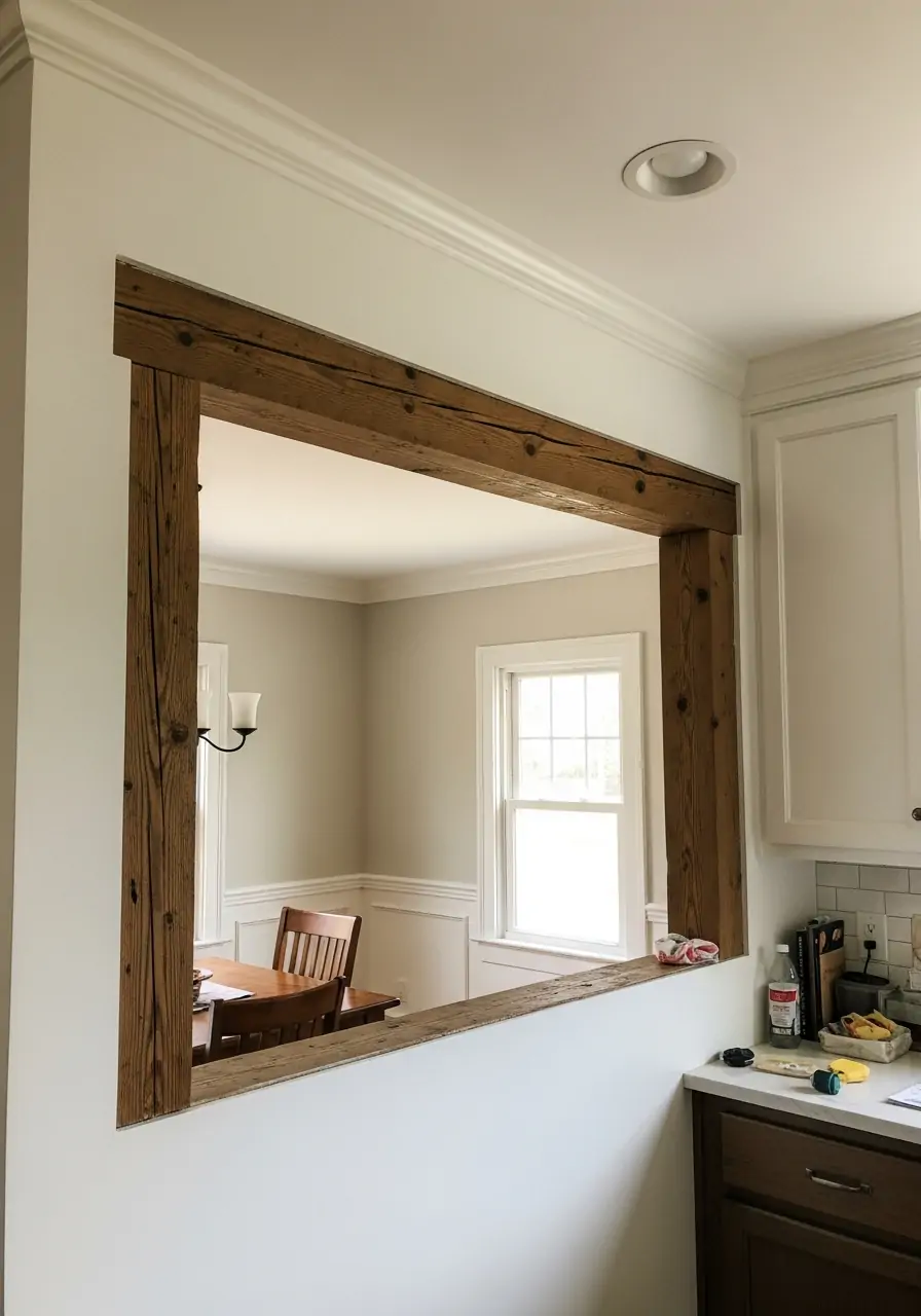 Partial Wall, Exposed Beam - 40 Load Bearing Wall Ideas for Kitchens