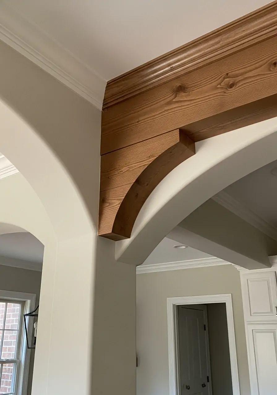 Arched Opening With Beam - 40 Load Bearing Wall Ideas for Kitchens