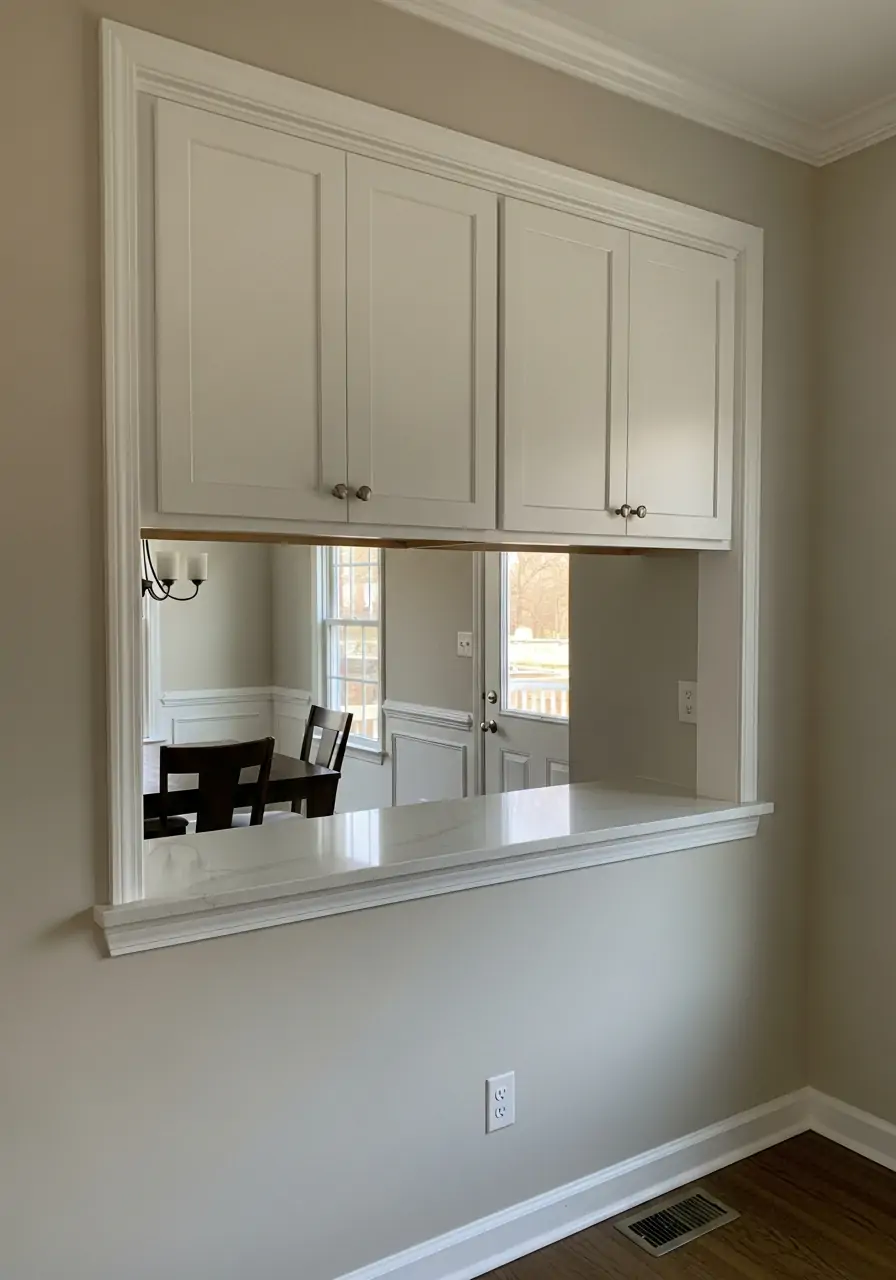 Partial Wall, Upper Cabinets - 40 Load Bearing Wall Ideas for Kitchens