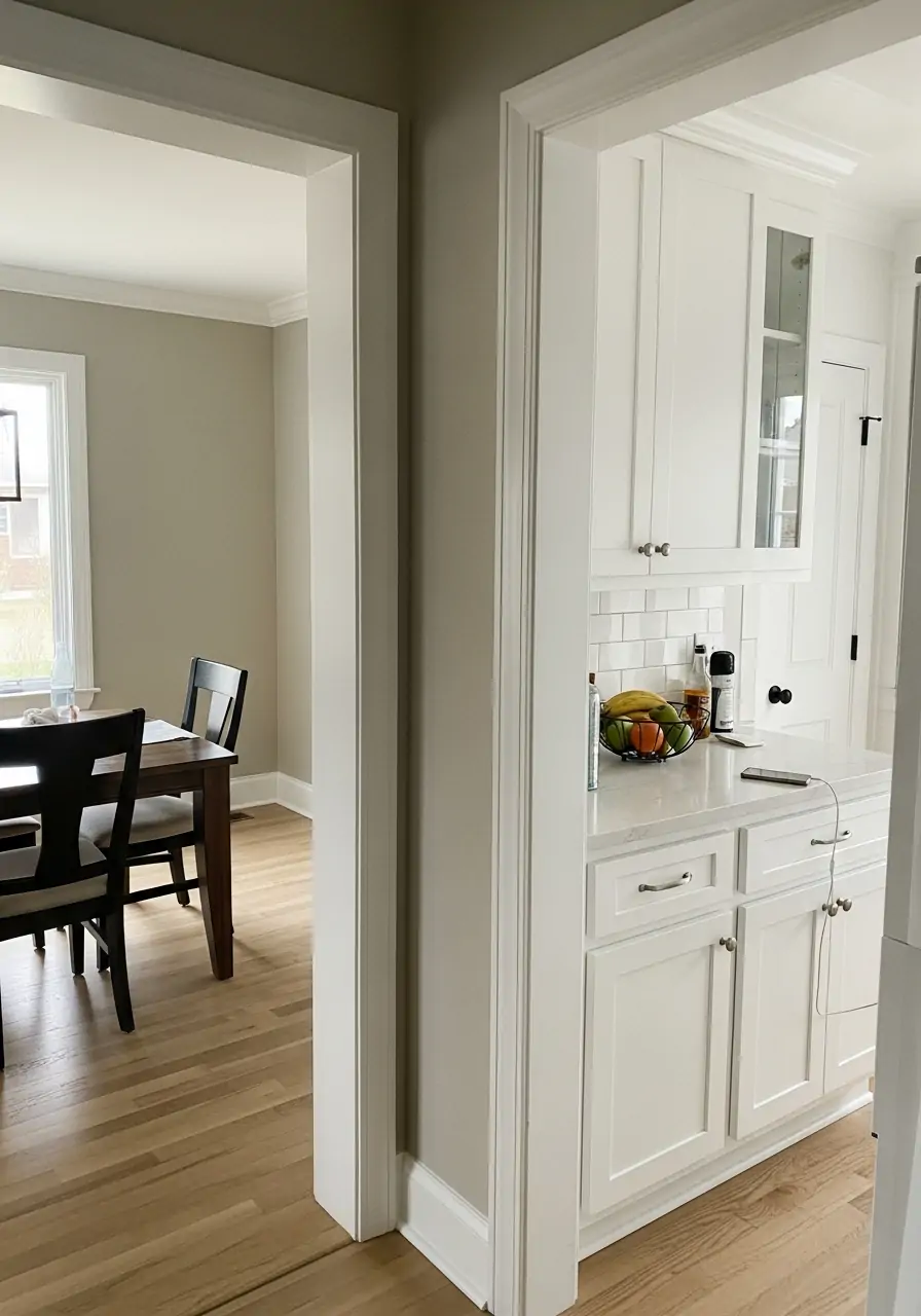 Neutral Stone-Tone Wall - 40 Load Bearing Wall Ideas for Kitchens