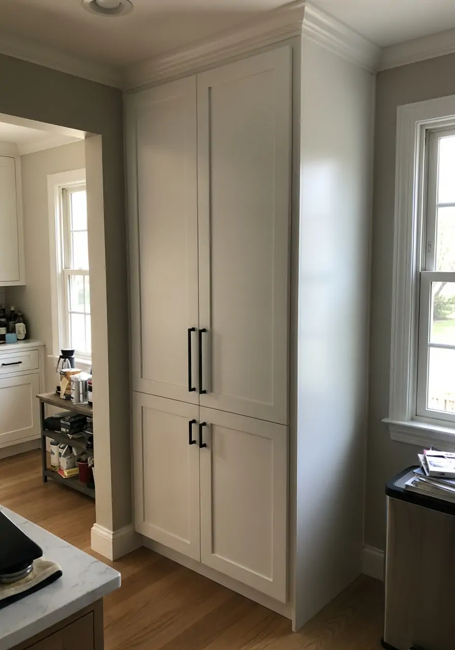 Built-In Pantry Wall - 40 Load Bearing Wall Ideas for Kitchens