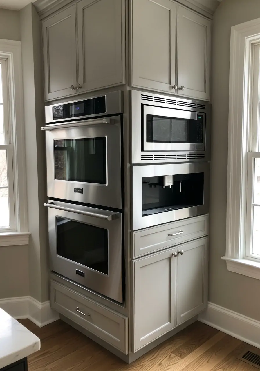 Appliance Wall Design - 40 Load Bearing Wall Ideas for Kitchens