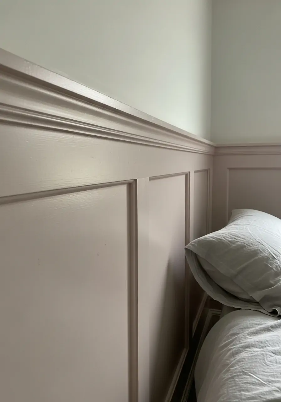 Chair Rail With Pastels - 50 Bedroom Wainscoting Ideas