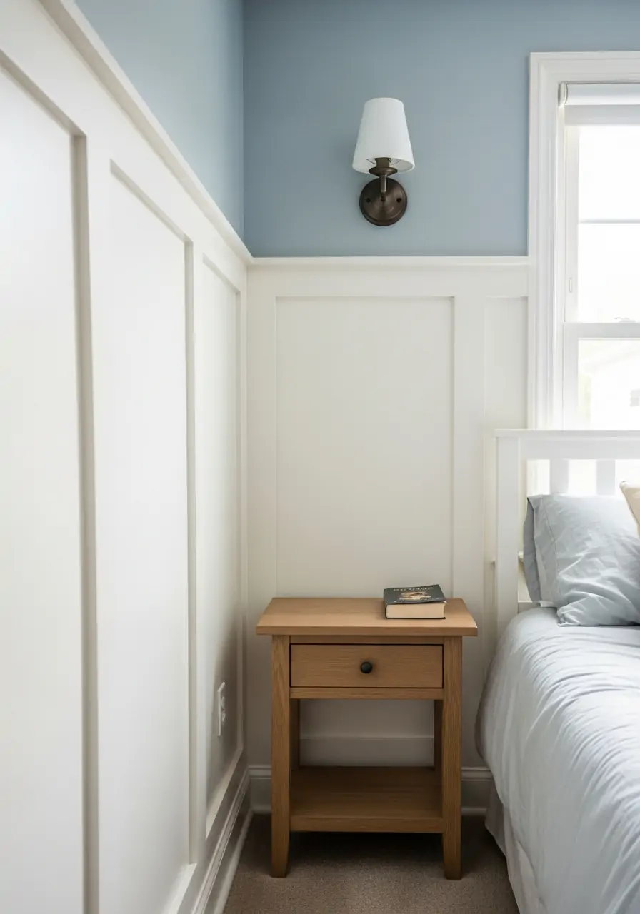 Horizontal Panels for Width - 50 Bedroom Wainscoting Ideas