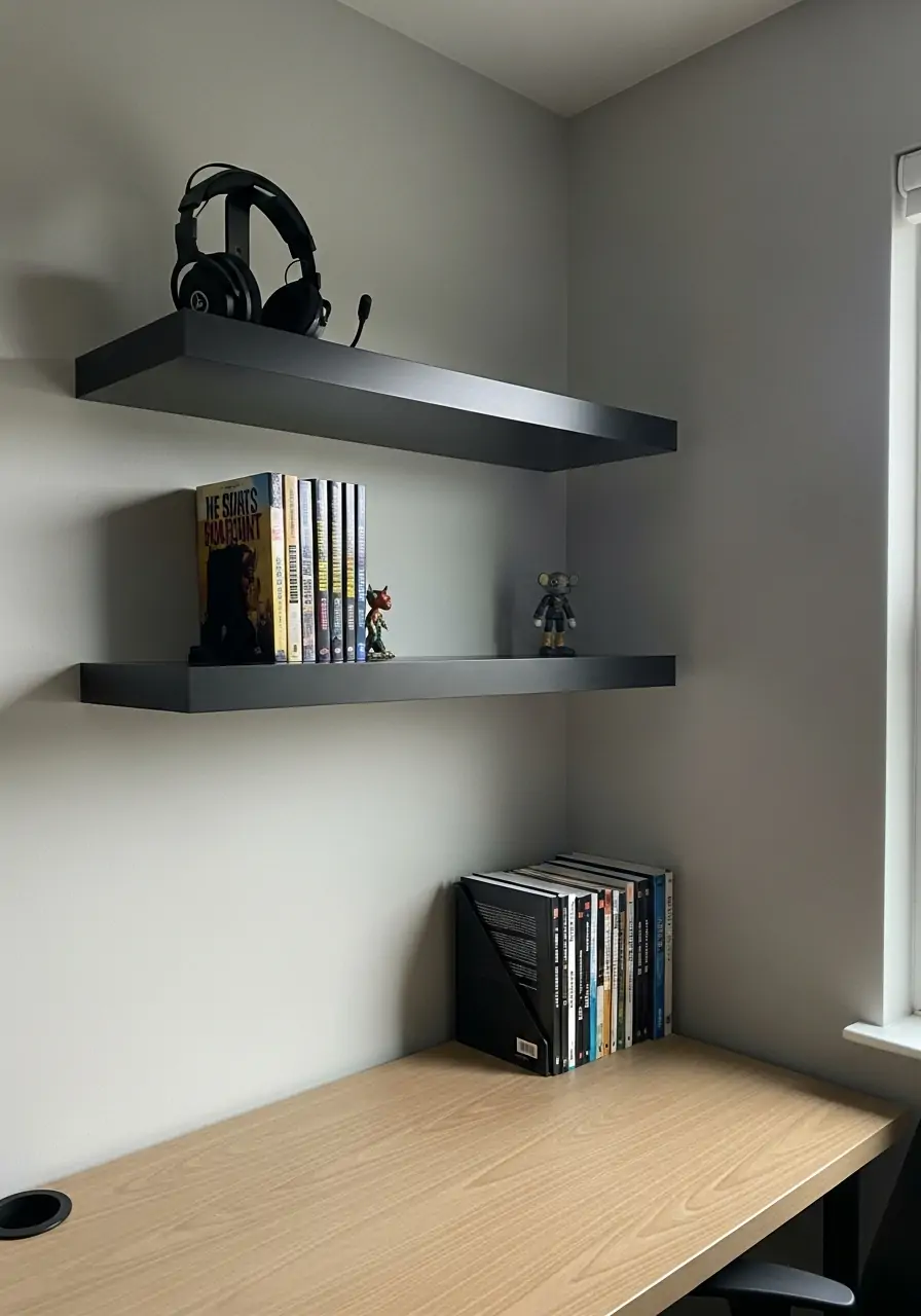 Floating Shelves - 50 Boys Room Ideas for Teenagers