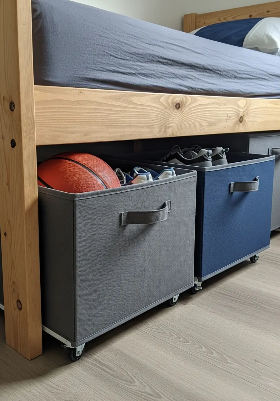 Under-Bed Storage - 50 Boys Room Ideas for Teenagers