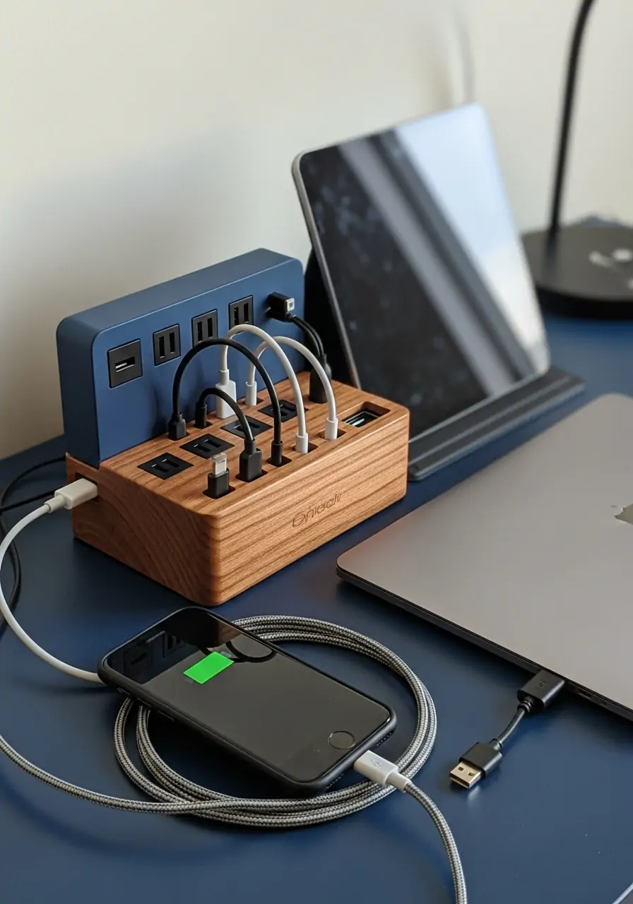 Charging Station - 50 Boys Room Ideas for Teenagers