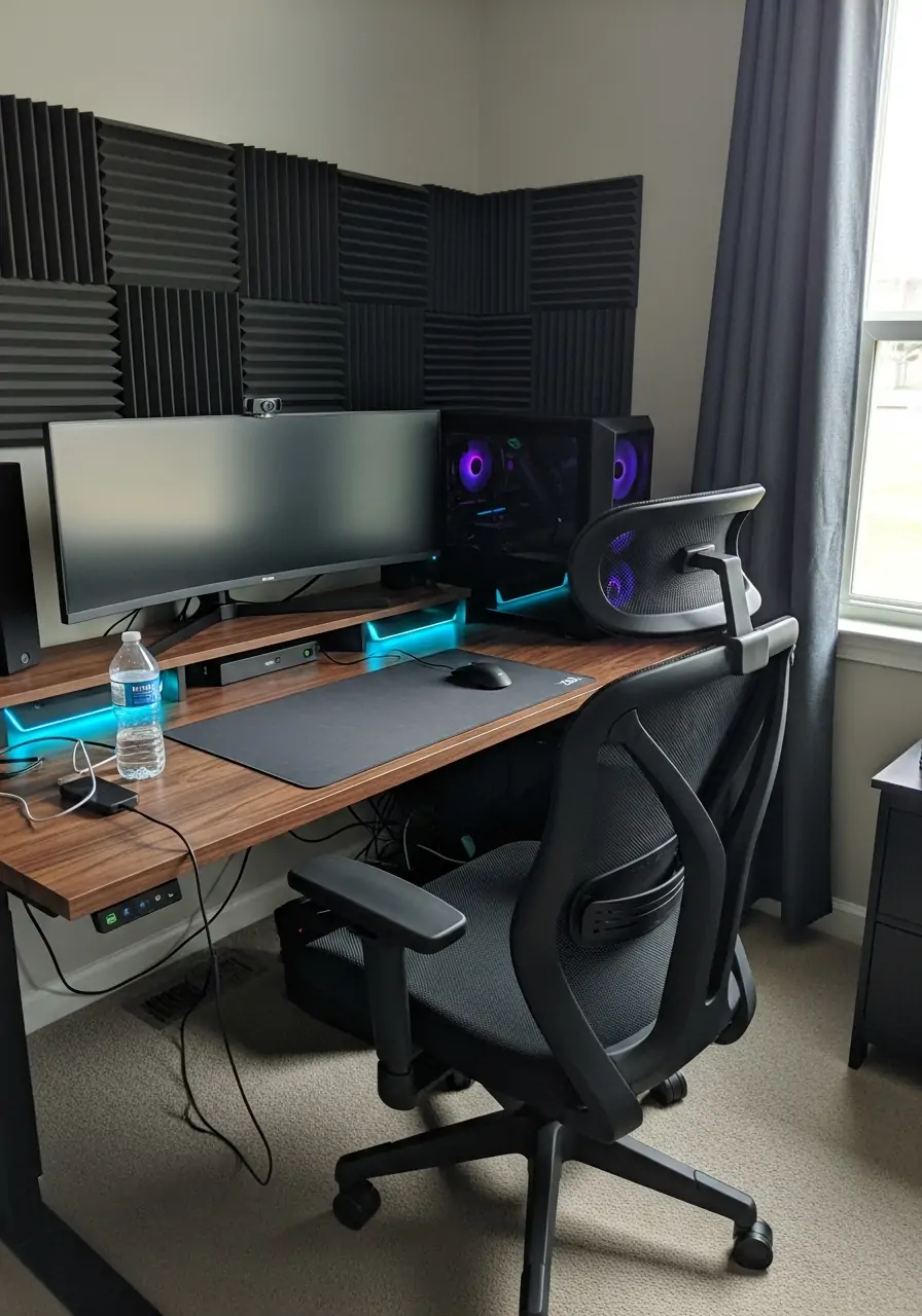 Gaming Corner Setup - 50 Boys Room Ideas for Teenagers