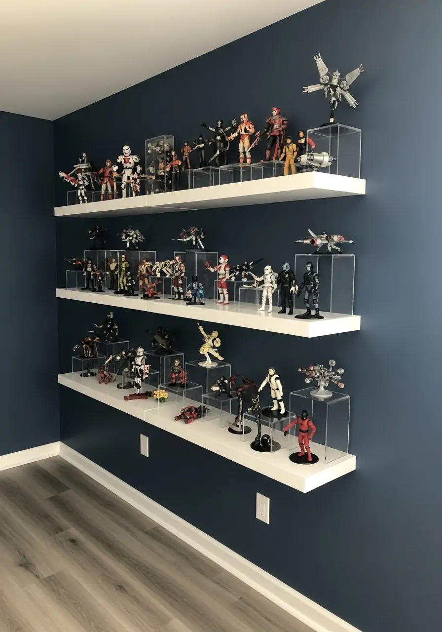 Collectibles Display - 50 Boys Room Ideas for Teenagers