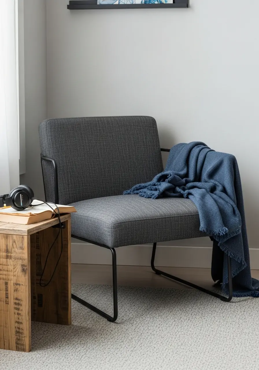 Accent Chair Corner - 50 Boys Room Ideas for Teenagers