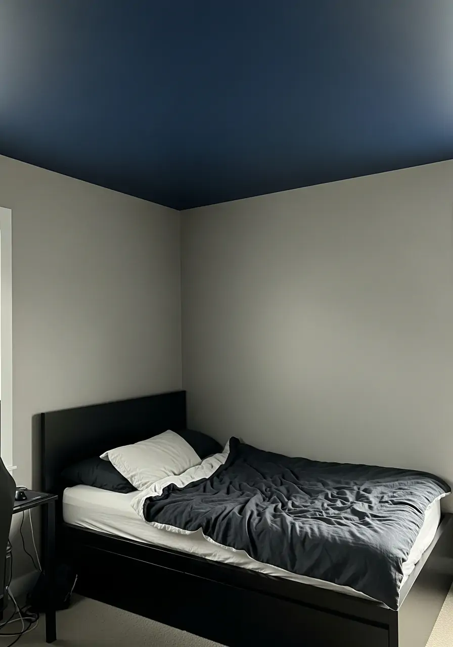 Painted Accent Ceiling - 50 Boys Room Ideas for Teenagers