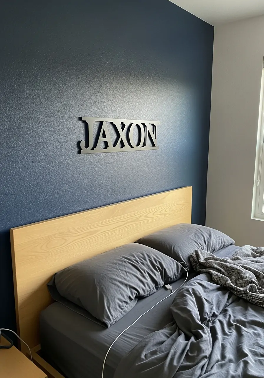 Personalized Name Decor - 50 Boys Room Ideas for Teenagers
