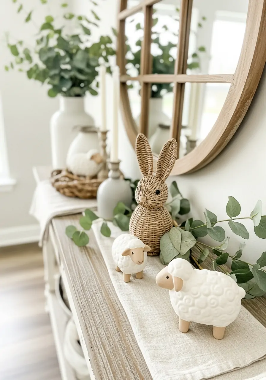 Farm Animal Decor Accents - 50 Farmhouse Spring Decor Ideas