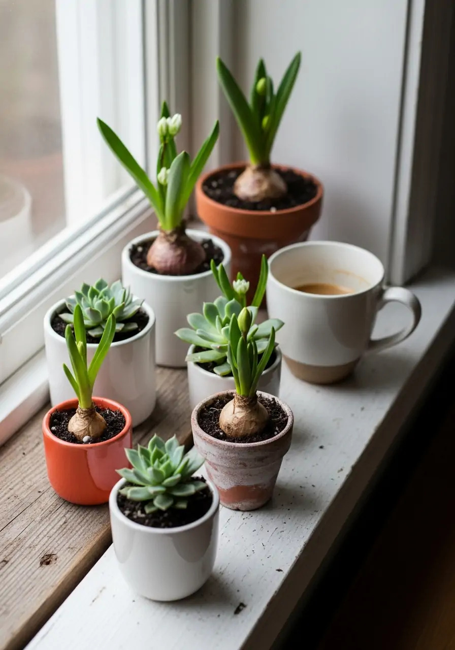 Mini Planters For Spaces - 50 Farmhouse Spring Decor Ideas