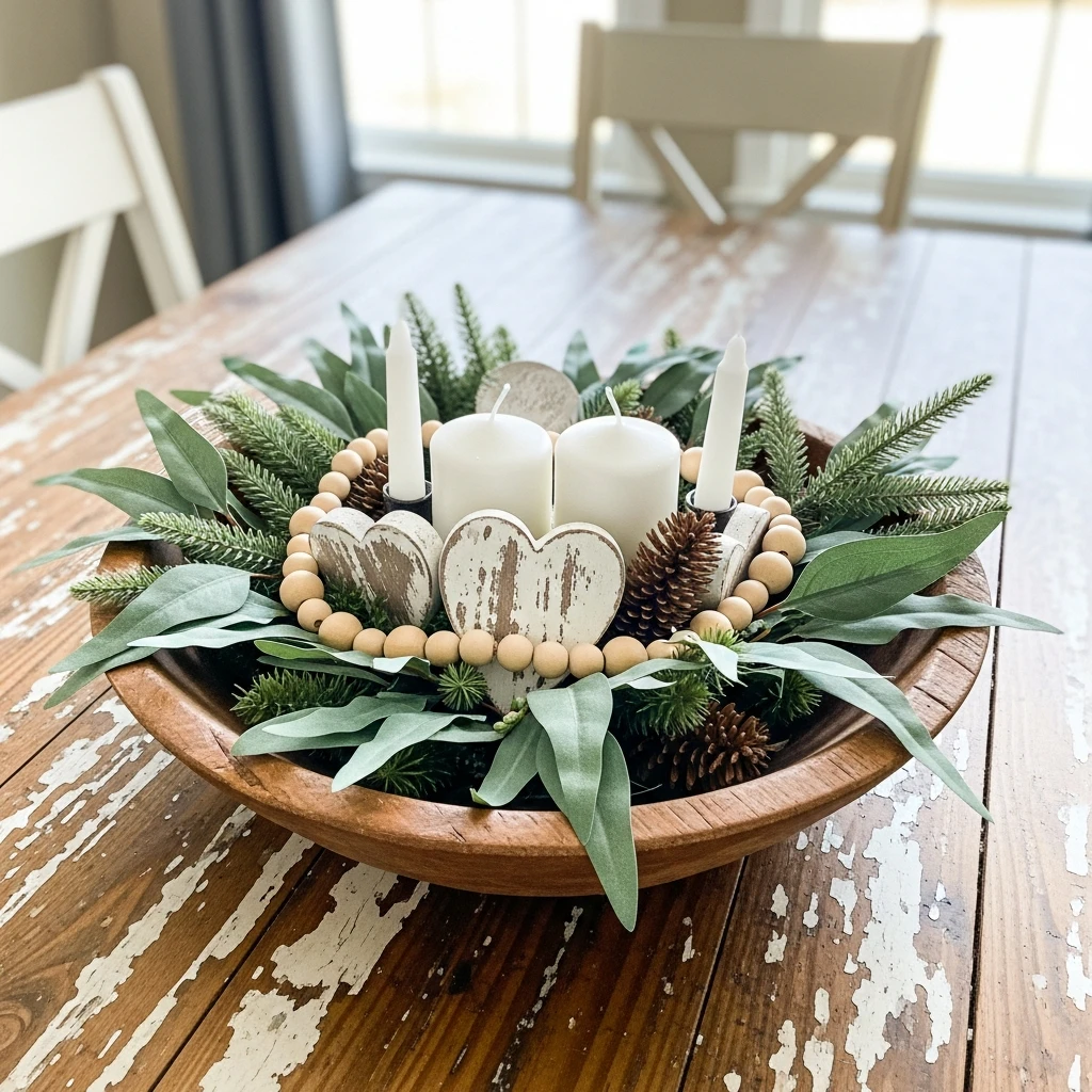 Romantic Bowl Filler - 50 Farmhouse Valentine Decor Ideas for a Cozy, Beautiful Home