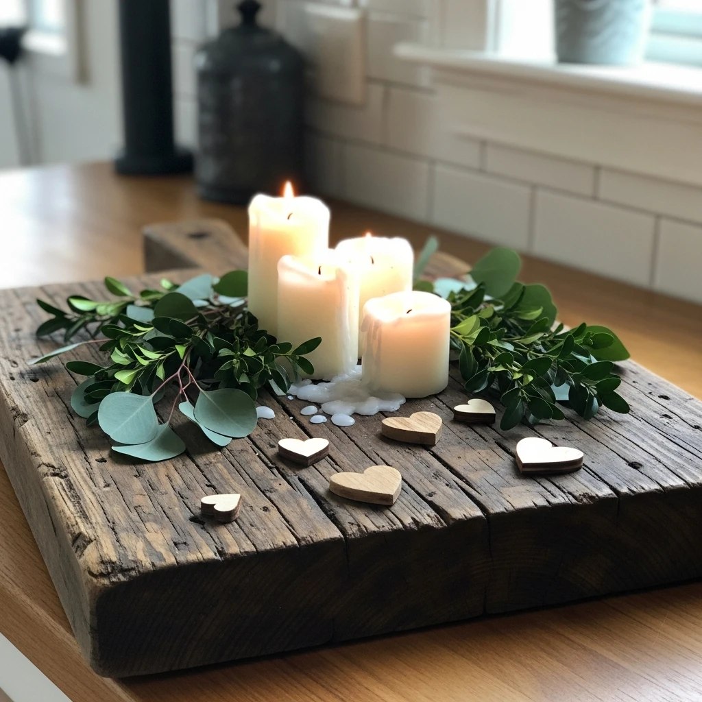 Kitchen Cutting Board - 50 Farmhouse Valentine Decor Ideas for a Cozy, Beautiful Home