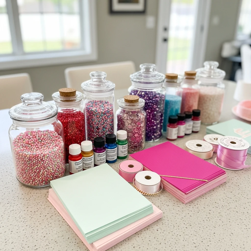 DIY Craft Galentine Table - 50 Beautiful Galentines Tablescape Ideas for a Budget-Friendly Girls’ Night