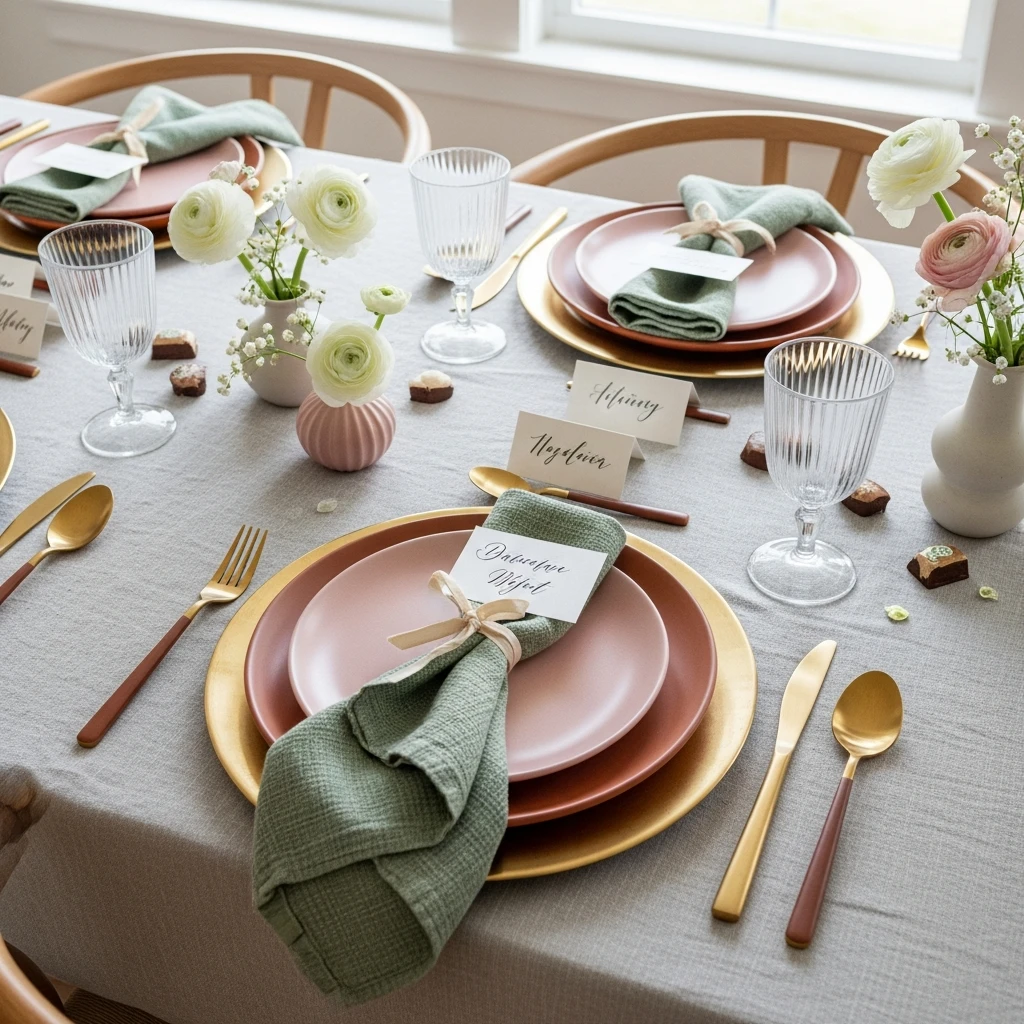 Instagram-Ready Table - 50 Beautiful Galentines Tablescape Ideas for a Budget-Friendly Girls’ Night