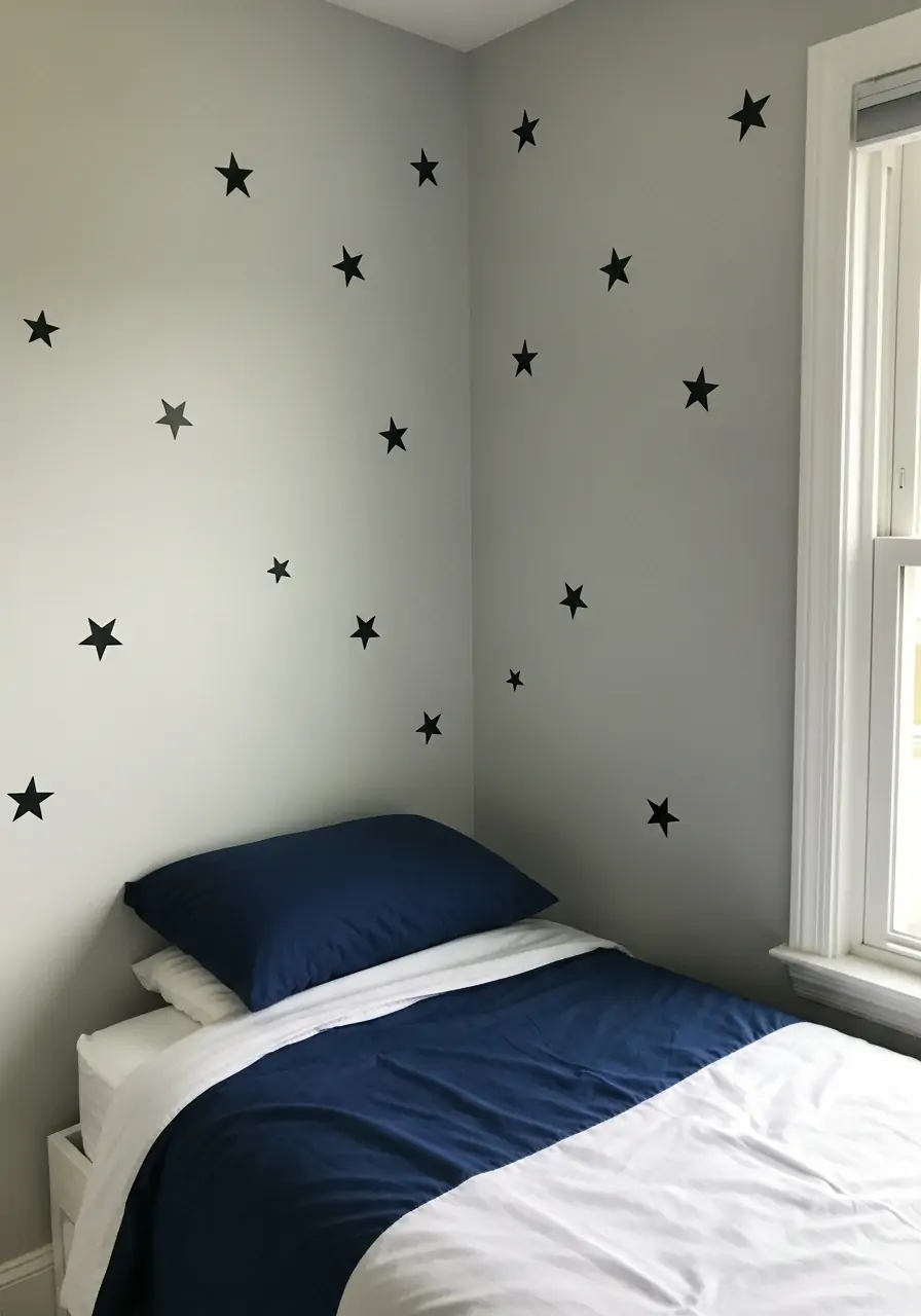 Wall Decals Instead of Wallpaper - 50 Small boys bedroom ideas