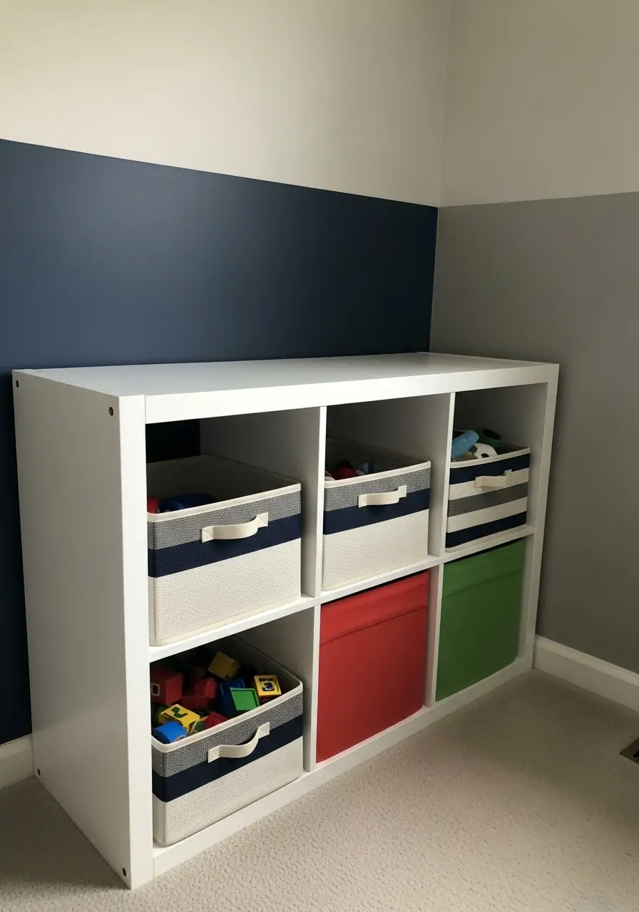 Open Cubby Storage - 50 Small boys bedroom ideas