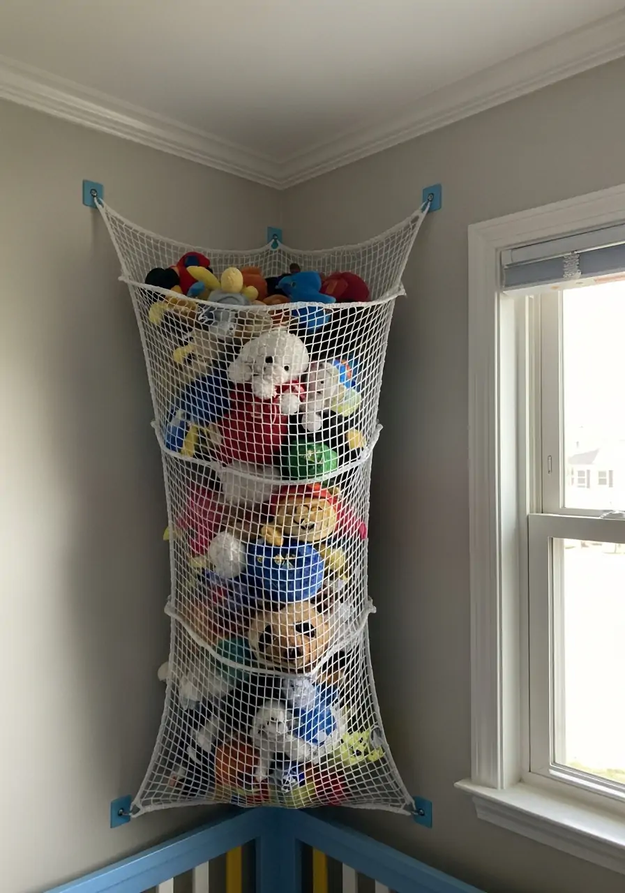 Toy Hammock - 50 Small boys bedroom ideas