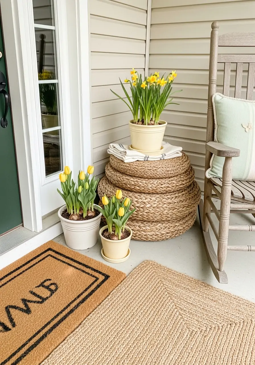 Simple Seasonal Swap Decor - 50 Spring Front Porch Decor Ideas