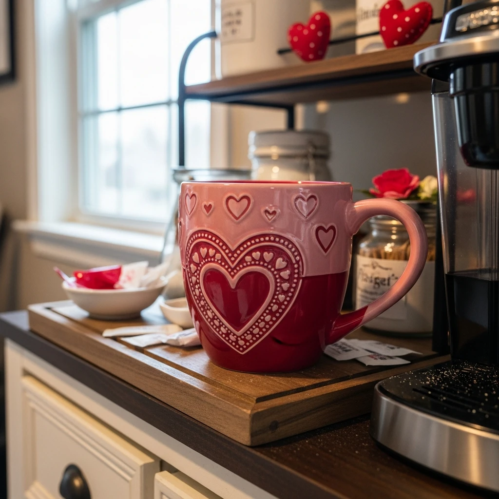 Valentine Mug of the Day - 50 Simple, Budget-Friendly Valentine Coffee Bar Ideas for a Cozy Home