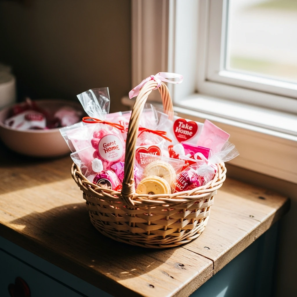 Mini Gift Bag Treats - 50 Simple, Budget-Friendly Valentine Coffee Bar Ideas for a Cozy Home