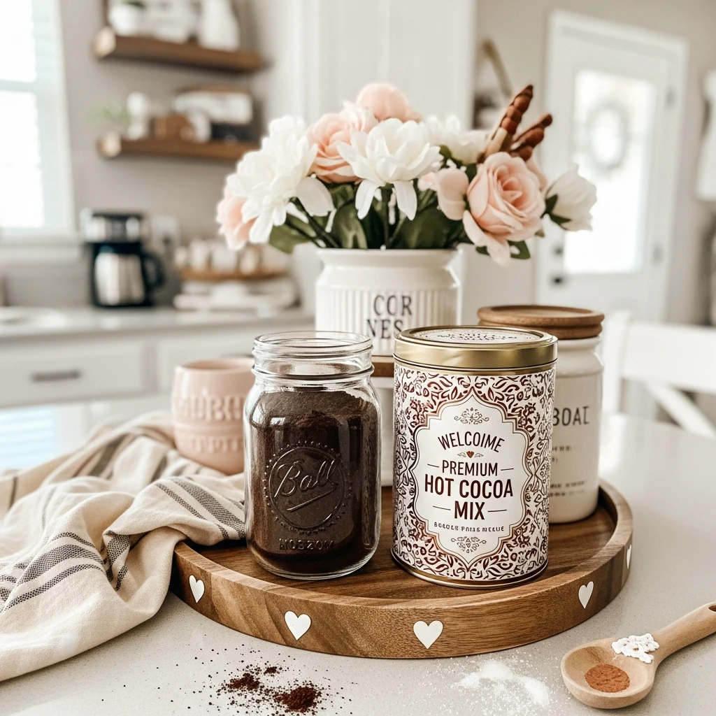 Coffee + Cocoa Mix Pairing - 50 Simple, Budget-Friendly Valentine Coffee Bar Ideas for a Cozy Home
