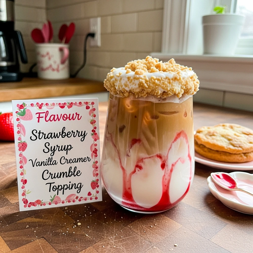 Strawberry Shortcake Theme - 50 Simple, Budget-Friendly Valentine Coffee Bar Ideas for a Cozy Home