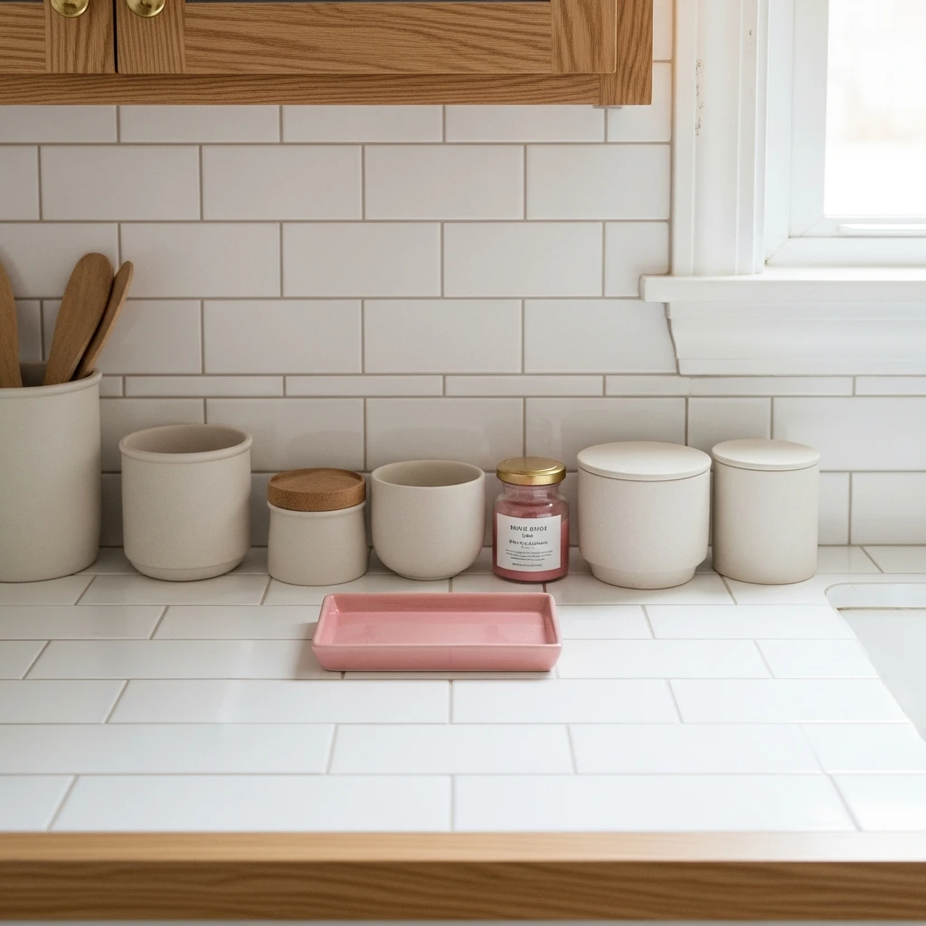 Simple Pink Accent Rule - 50 Simple, Budget-Friendly Valentine Coffee Bar Ideas for a Cozy Home