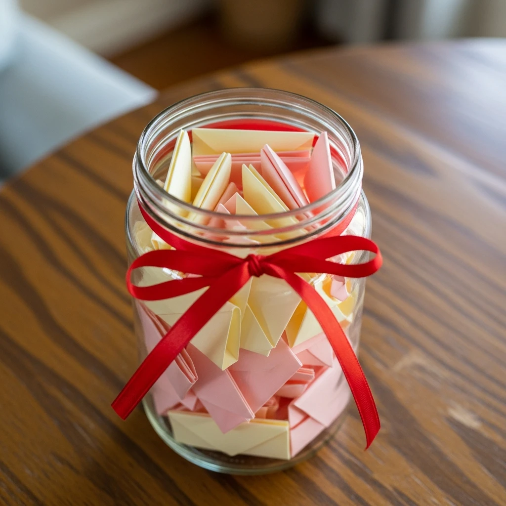 Love Letter Jar - 50 Beautiful Valentine Crafts for Adults: Budget DIY Ideas