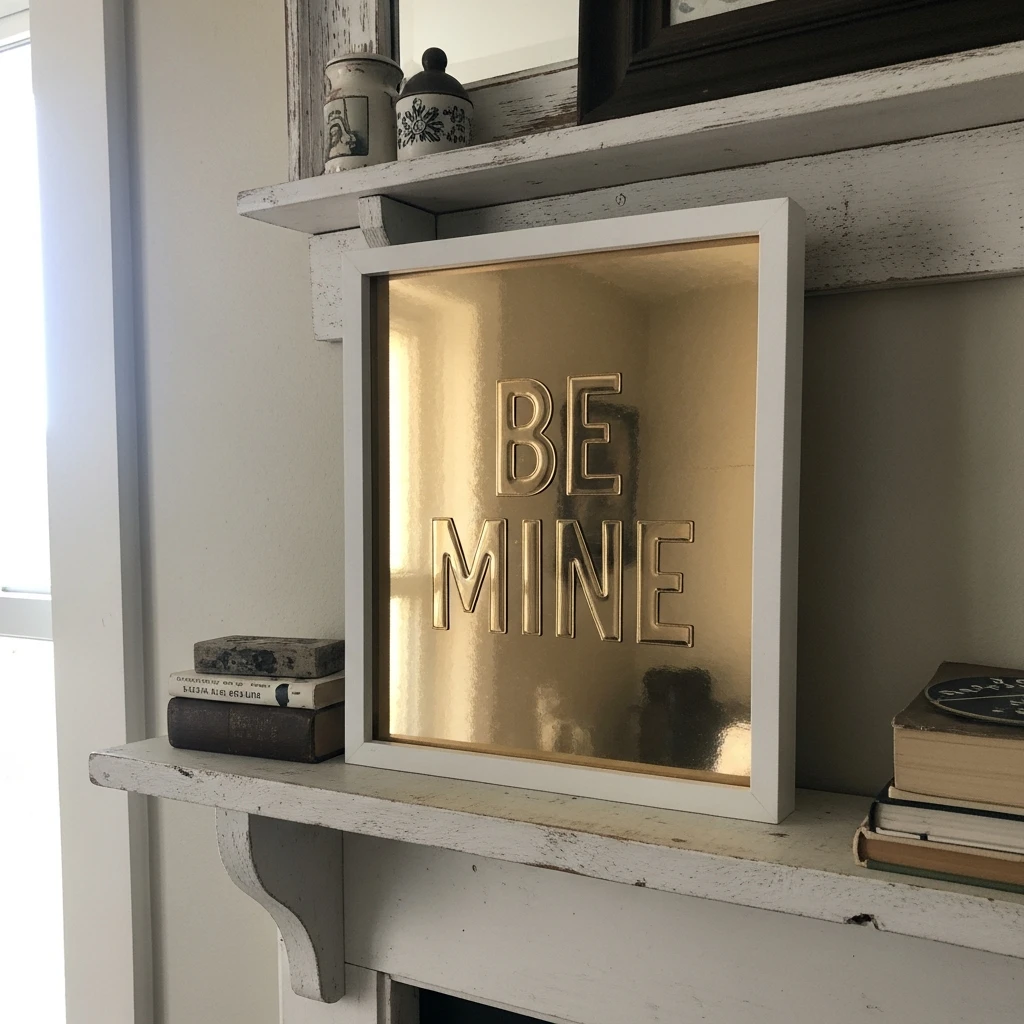 Gold Foil Printables - 50 Beautiful Valentine Crafts for Adults: Budget DIY Ideas