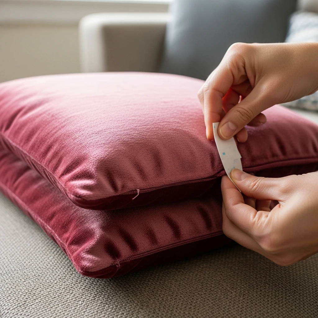 No-Sew Pillow Cover - 50 Beautiful Valentine Crafts for Adults: Budget DIY Ideas