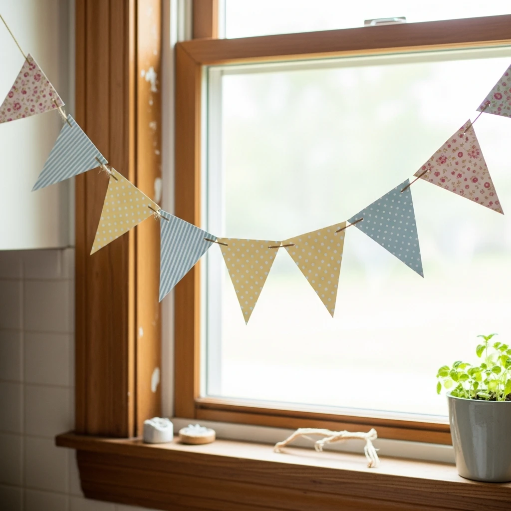 Simple Scrapbook Banner - 50 Beautiful Valentine Crafts for Adults: Budget DIY Ideas
