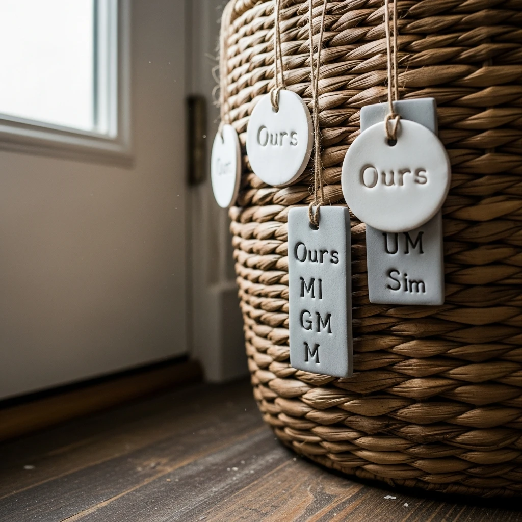 Stamped Clay Tags - 50 Beautiful Valentine Crafts for Adults: Budget DIY Ideas