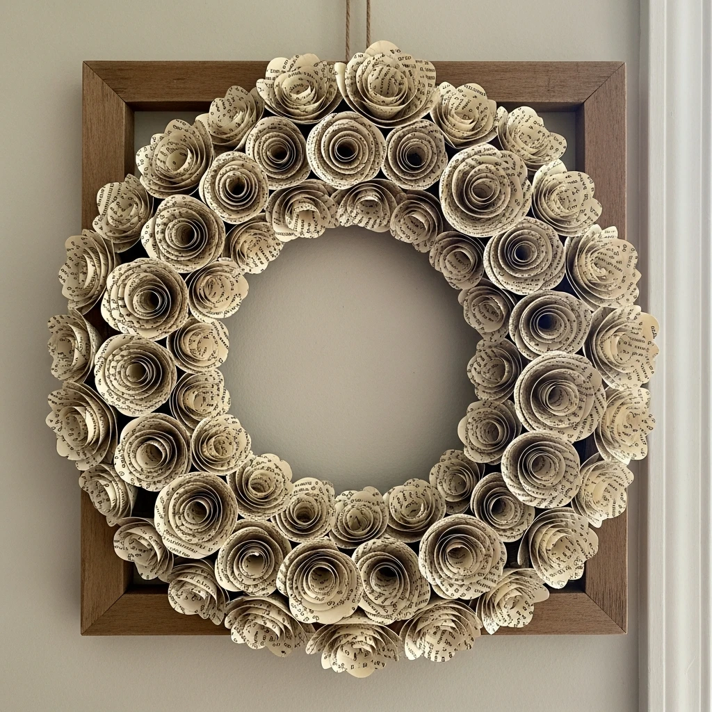 Vintage Book Page Roses - 50 Beautiful Valentine Crafts for Adults: Budget DIY Ideas