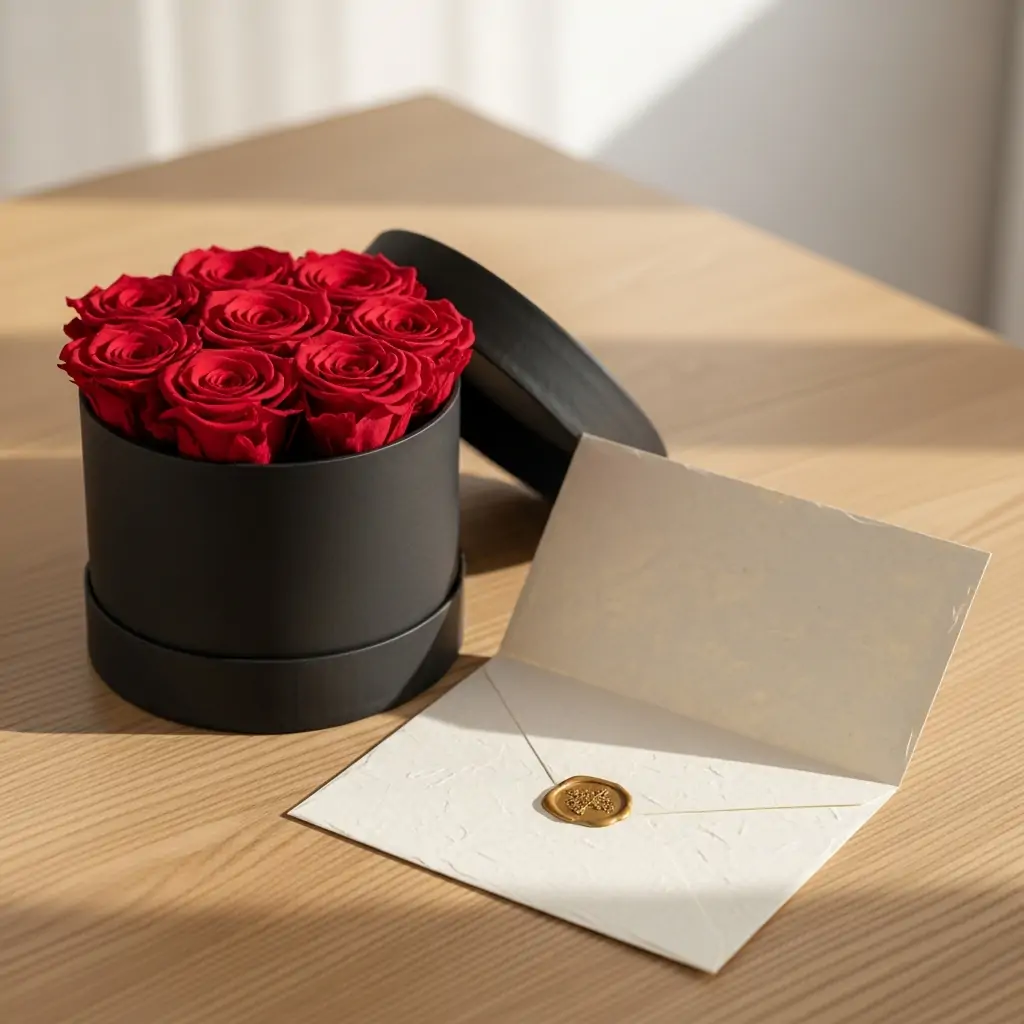 Classic Roses and Love Letter - 50 Valentine’s Day Gifts for Girlfriend