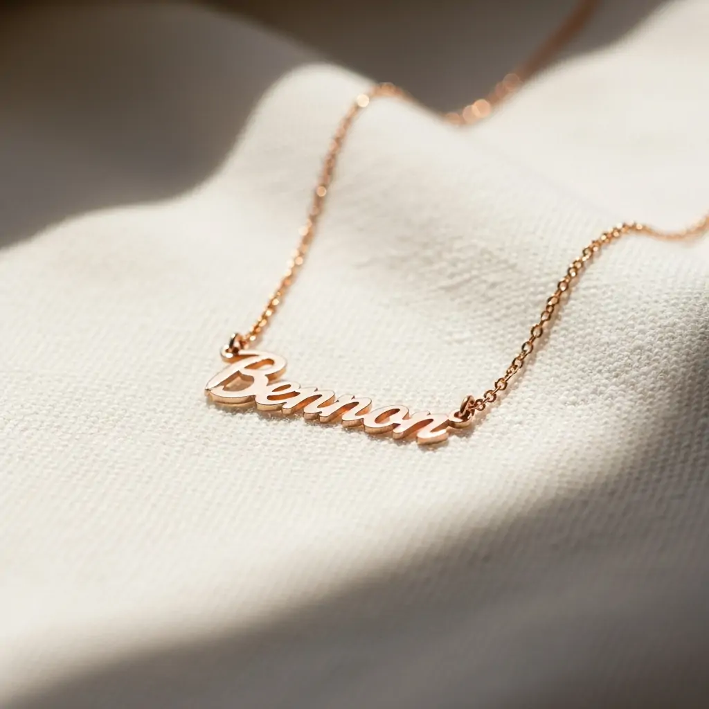 Custom Name Necklace - 50 Valentine’s Day Gifts for Girlfriend