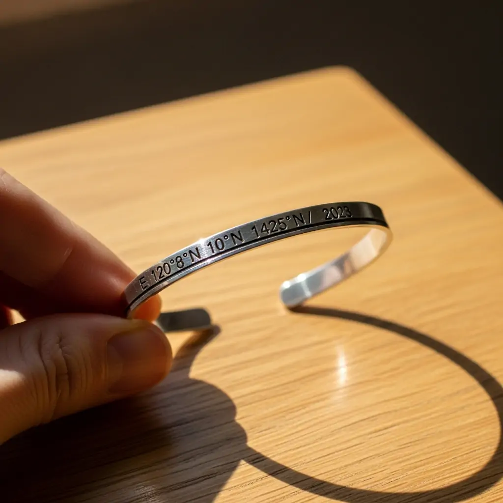 Engraved Simple Bracelet - 50 Valentine’s Day Gifts for Girlfriend