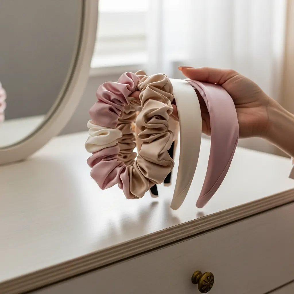 Silk Hair Accessories - 50 Valentine’s Day Gifts for Girlfriend