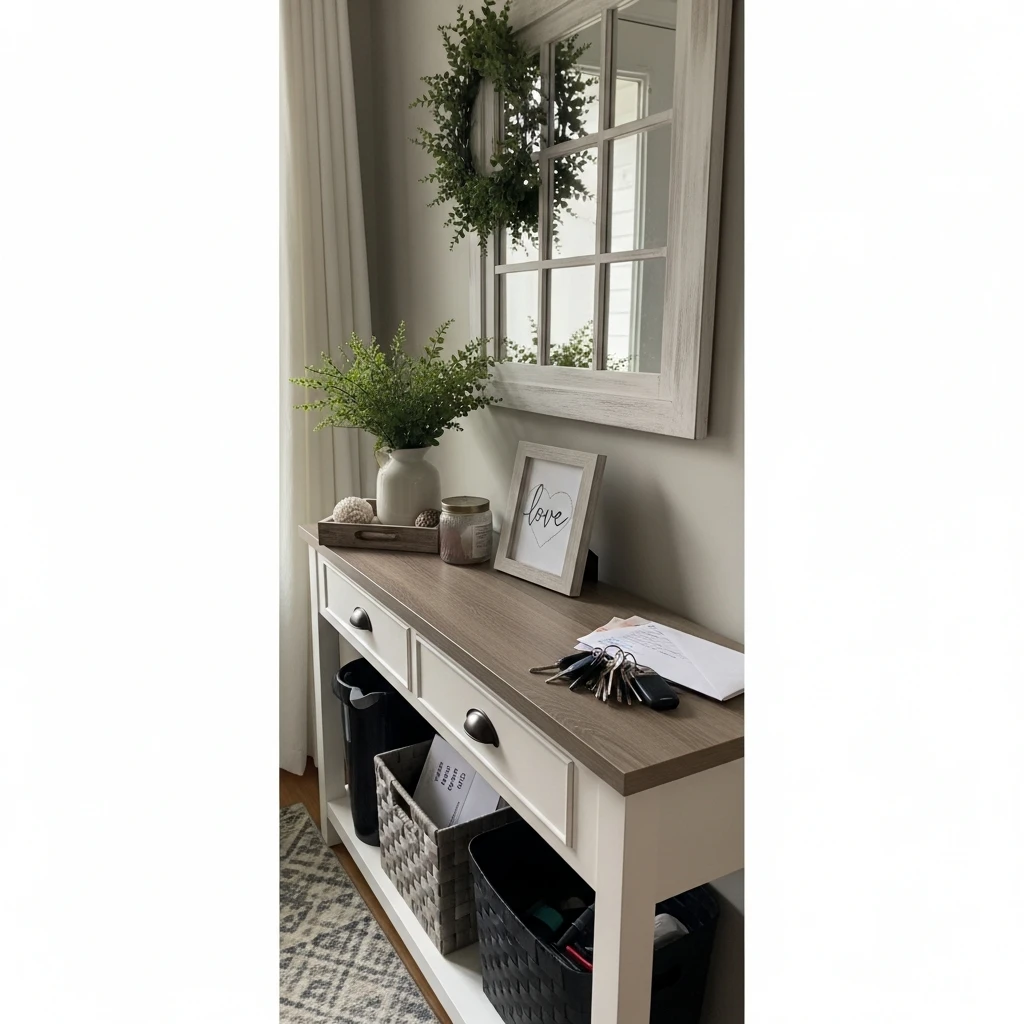 Entryway Love Sign - 50 Budget-Friendly & Beautiful Valentines Day Decorations for a Cozy Home