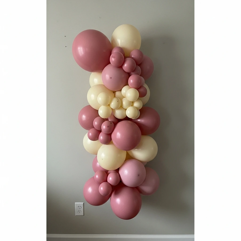Modern Balloon Wall Accent - 50 Simple & Cozy Valentines Day Wall Decor Ideas for a Beautiful Home