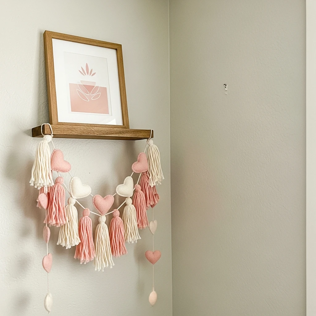 Quick Corner Focal Point - 50 Simple & Cozy Valentines Day Wall Decor Ideas for a Beautiful Home