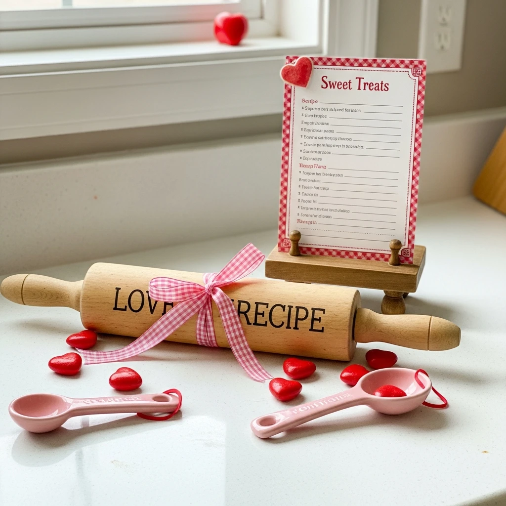 Display a Love Recipe - 50 Beautiful & Budget-Friendly Valentine's Kitchen Decor Ideas
