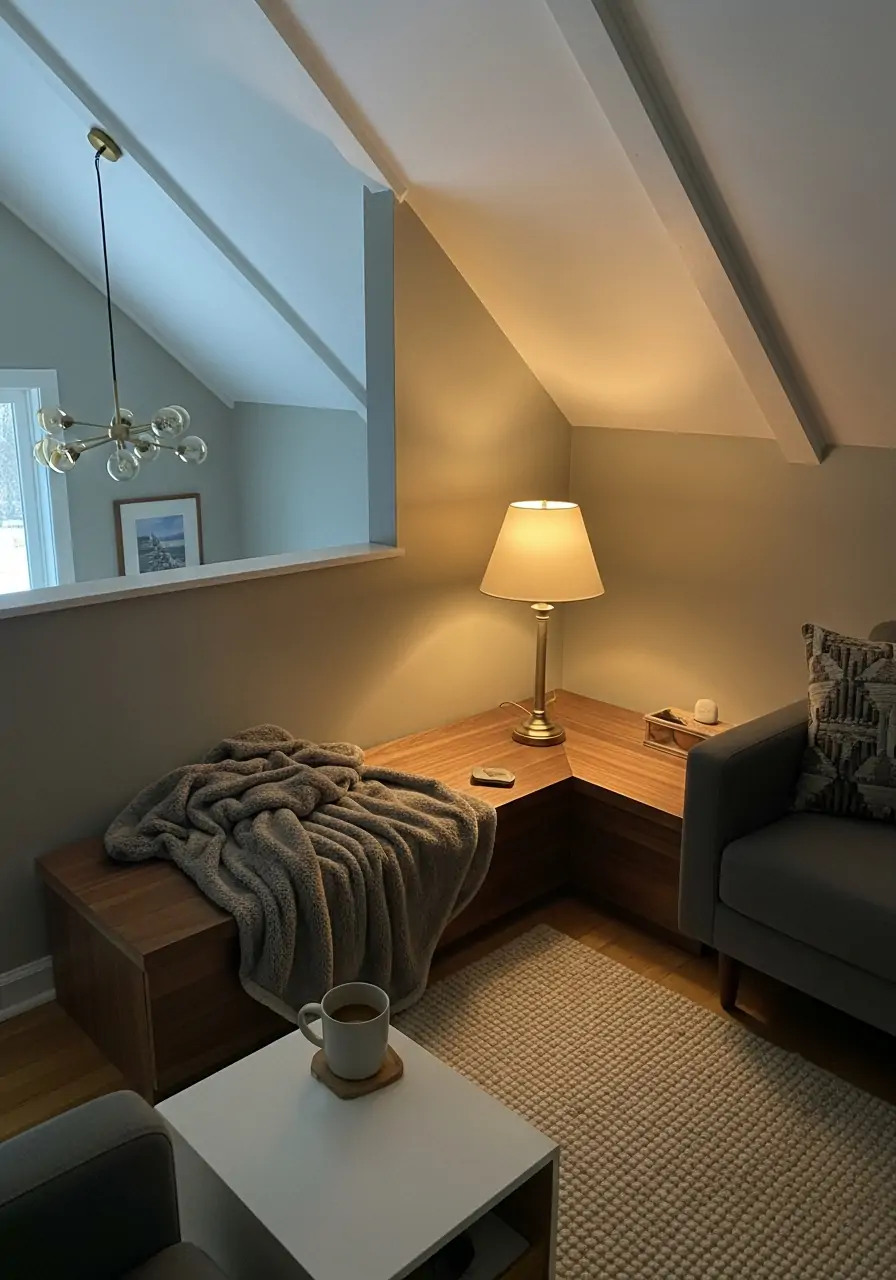 Zoned Smart Lighting - 50 Half Vaulted Ceiling Living Room Ideas That Look Amazing